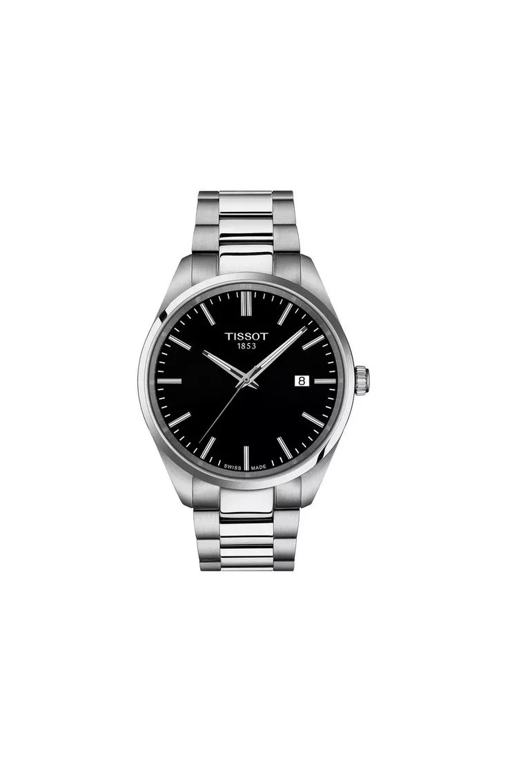 issot PR 100 Swiss Quartz Watch – 40mm Black Dial Stainless Steel https://yuplify.com
