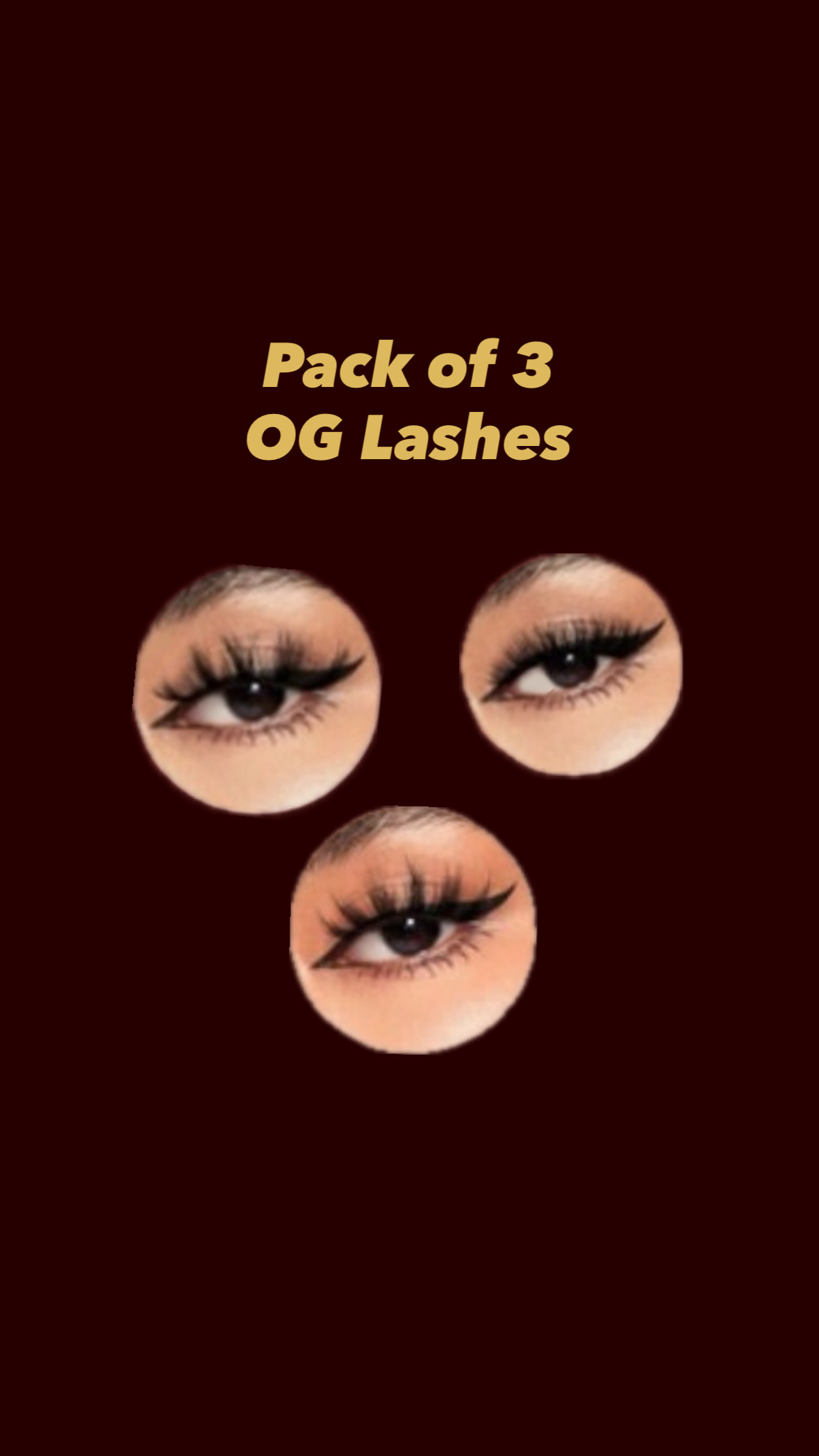 Pack of 3 ROAR’s Viral Lashes 