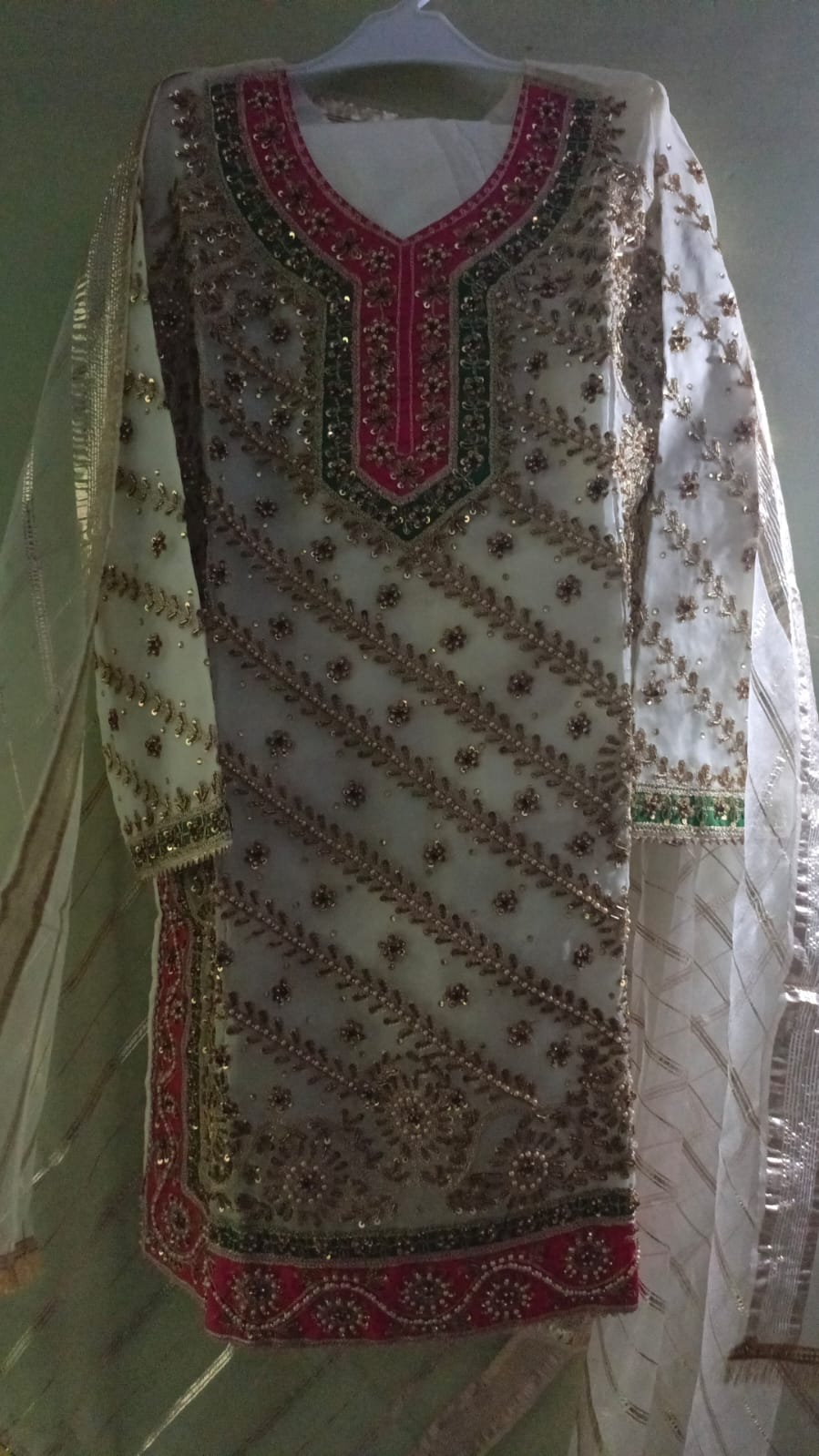 organza raw silk ghara 