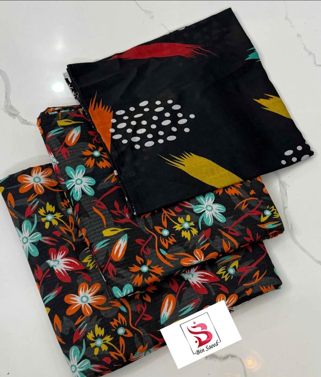 3 piece unstitched collection 