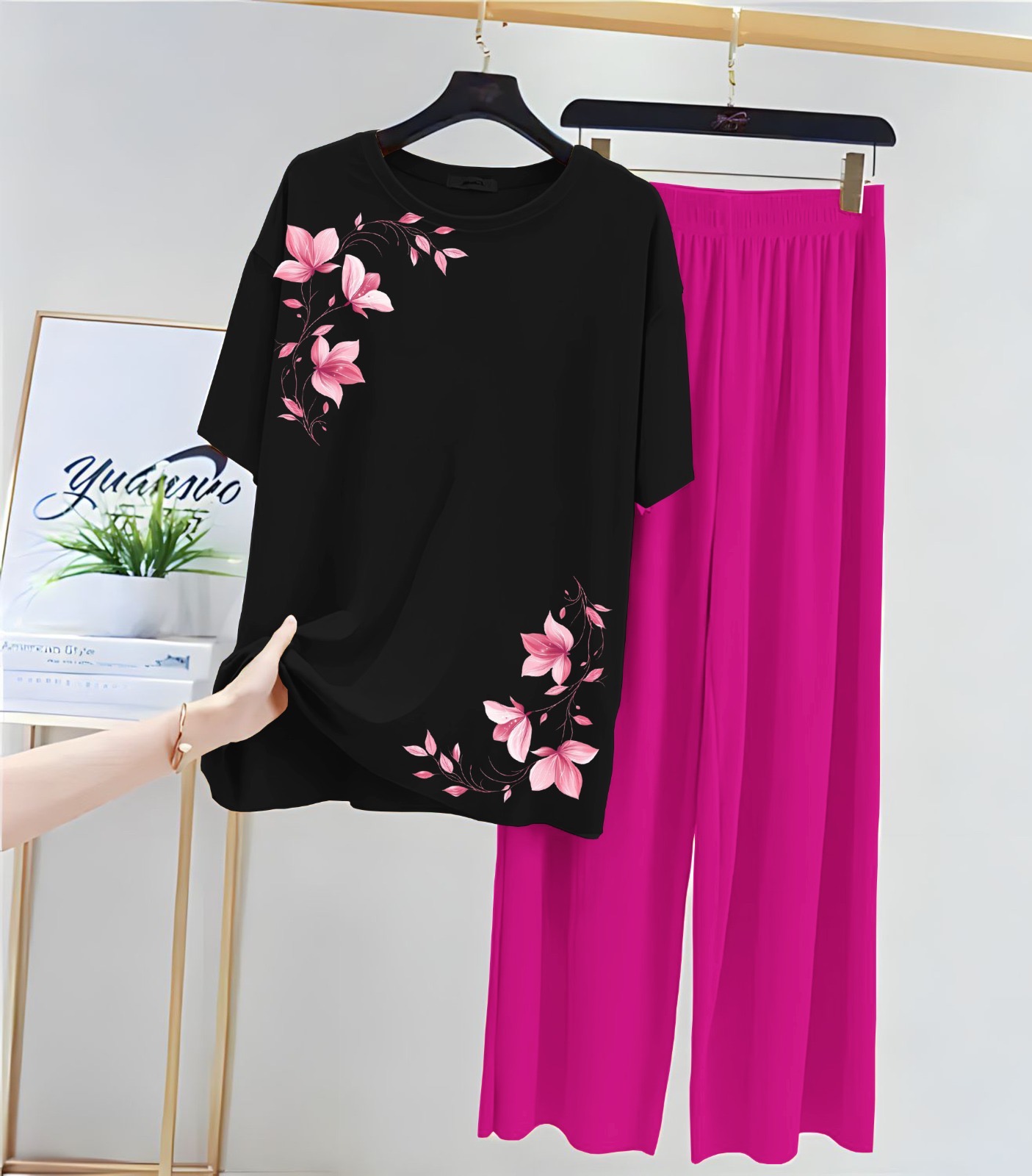 Flower Printed Night Suits