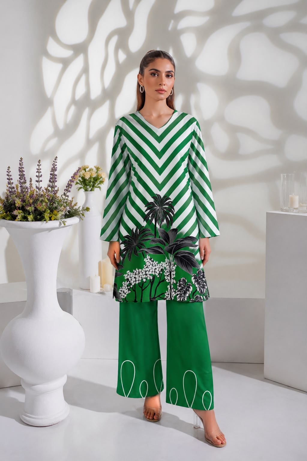 Digital printed cord set