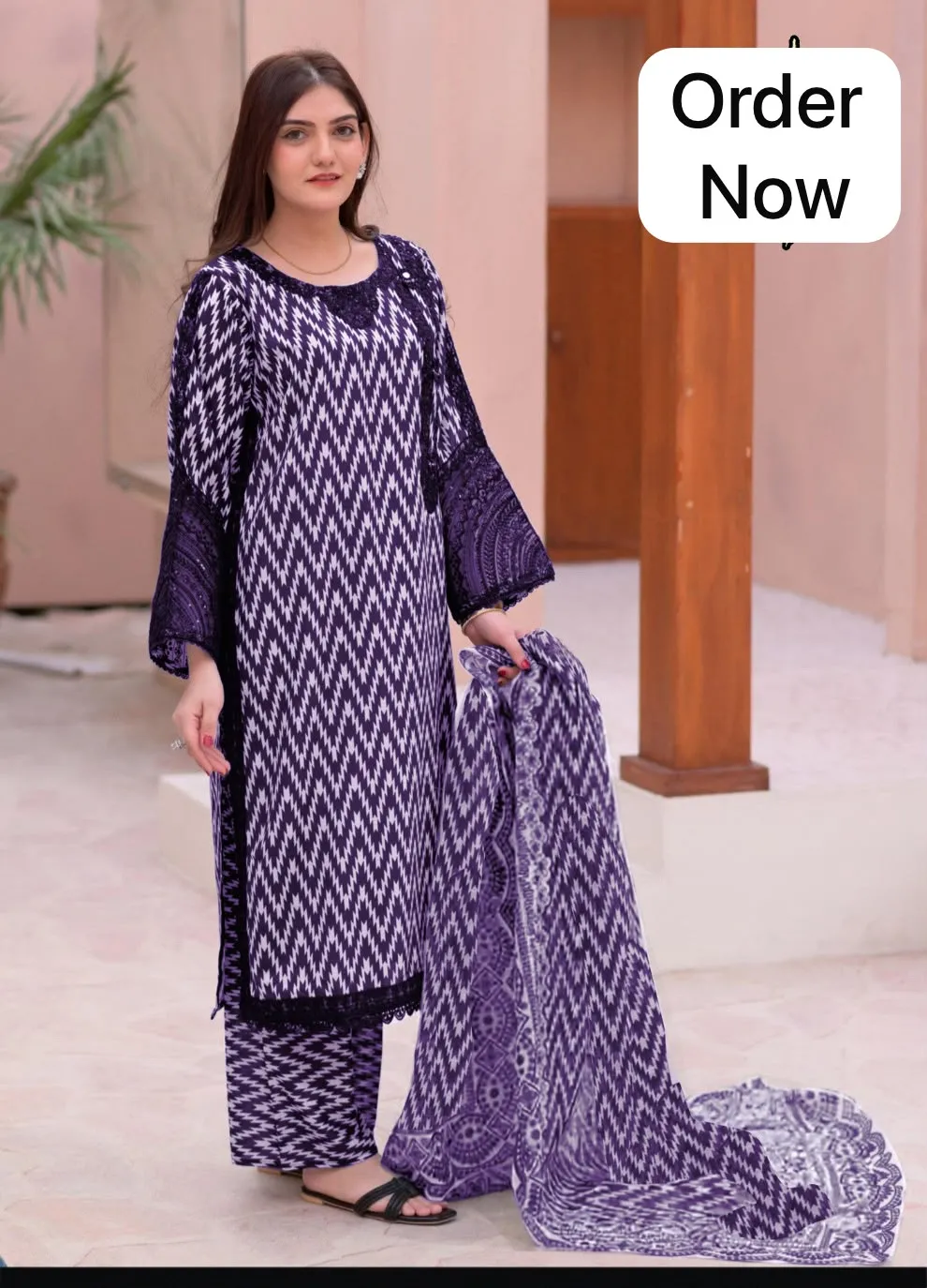 Multi Mirror Attached Neck,Sleeves Border Heavy Sequence Work