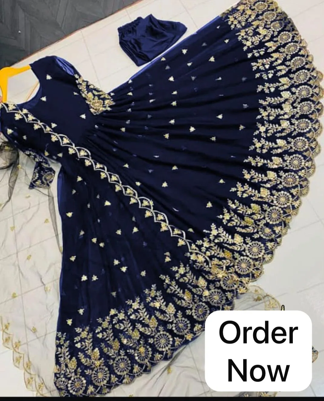 Border Embroidery With Emb Dupatta 3Pcs