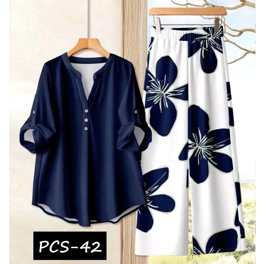 Imported western Digital Print Coord Set