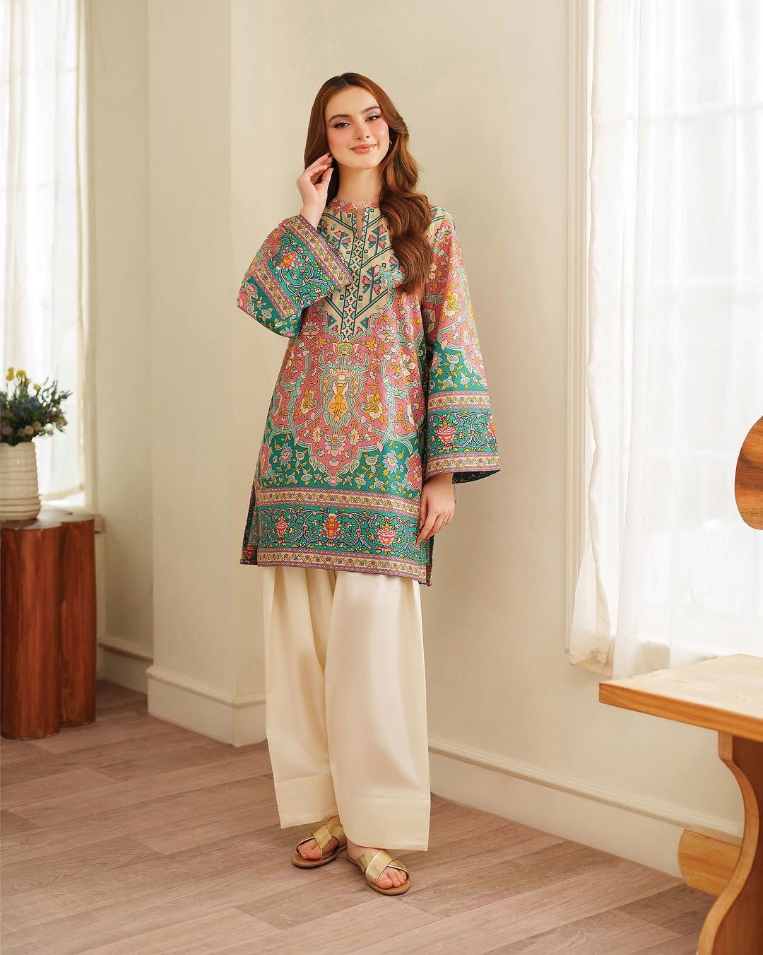Cord set with Farshi Shalwar