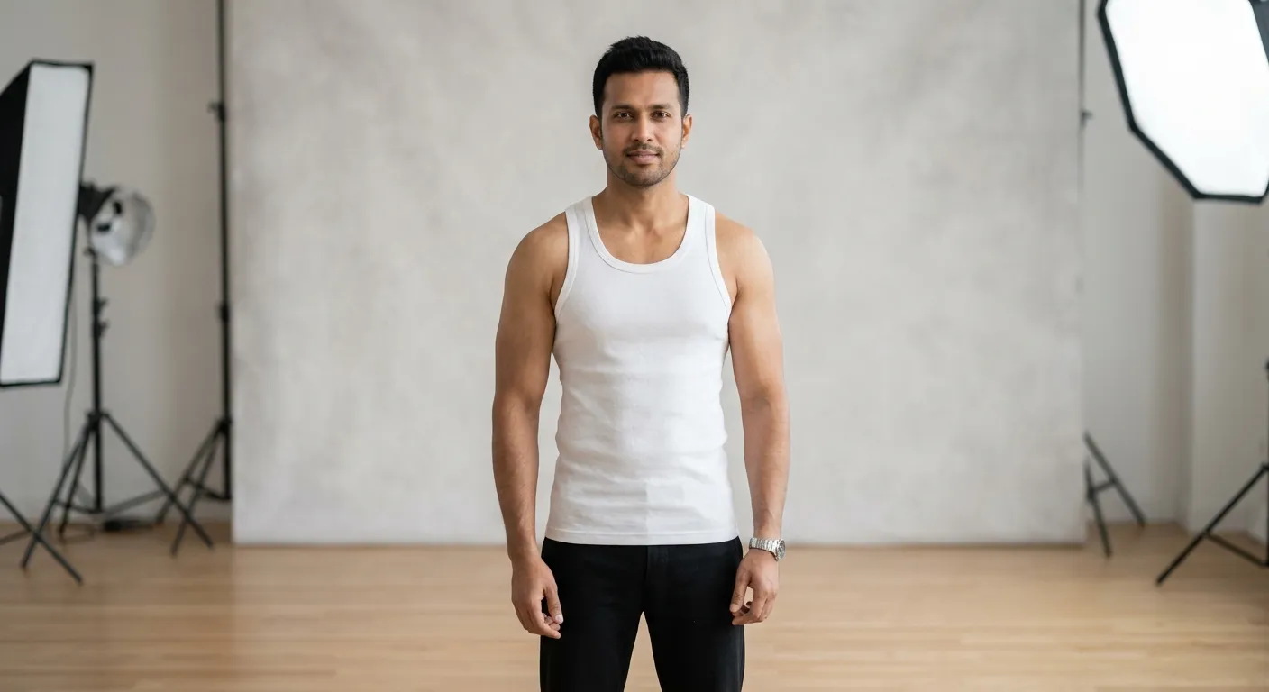 pure cotton vest (pack of 3)