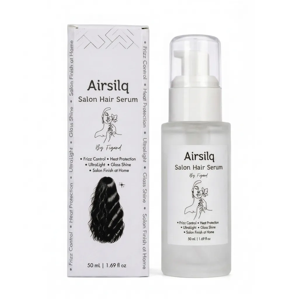 AirSilq Salon Hair Serum and Heat Protector