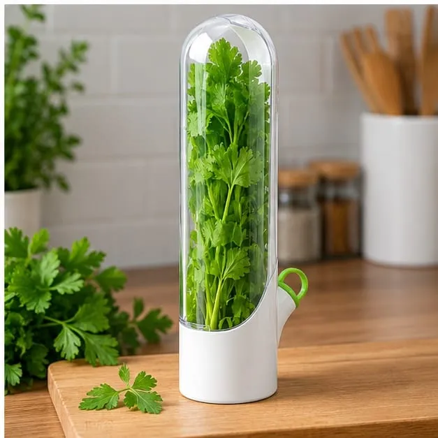 FRESH HERB SAVER STORAGE CONTAINER