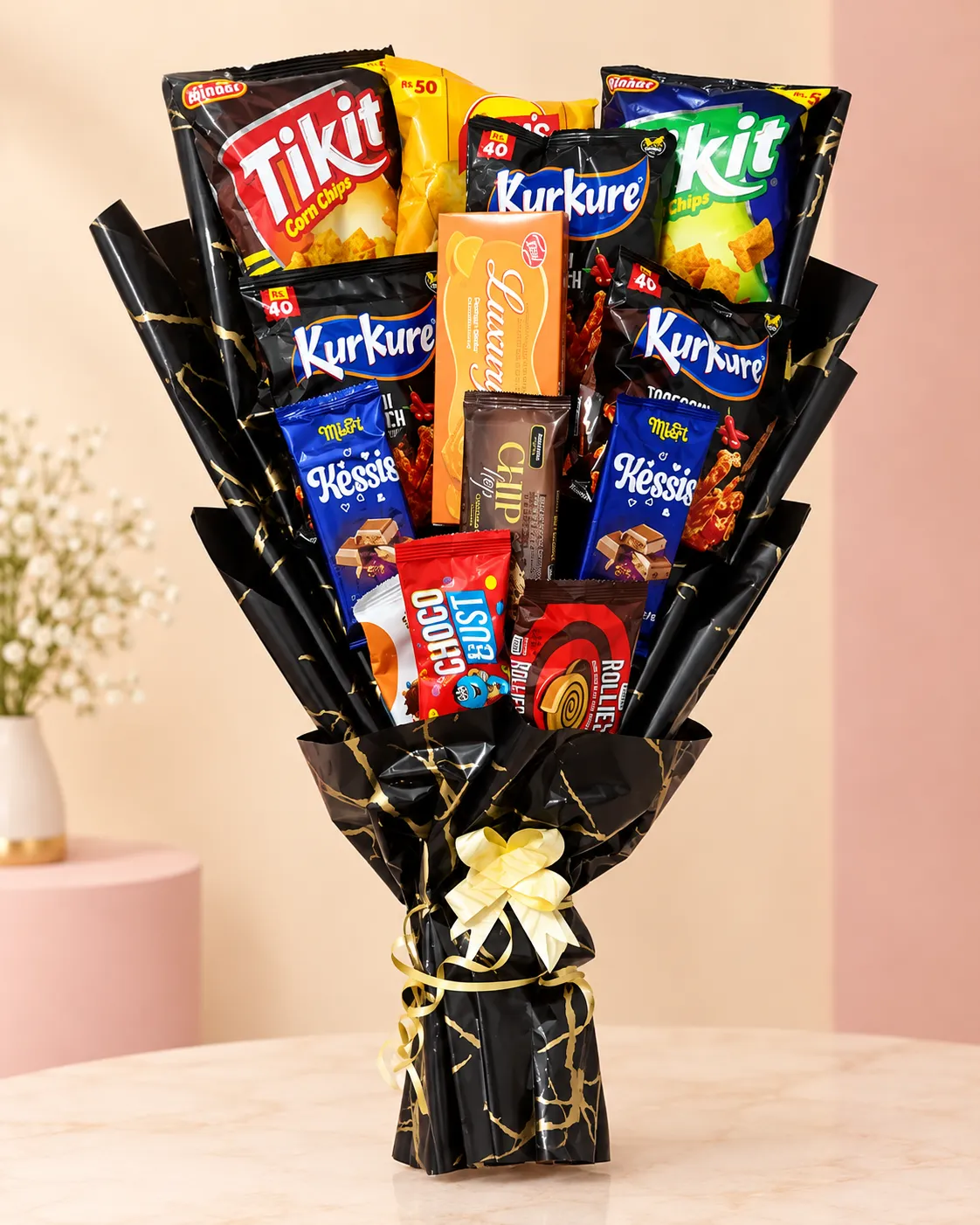 Special Snacks & Chocolate Bouquet  Perfect Gift for Every Occasion