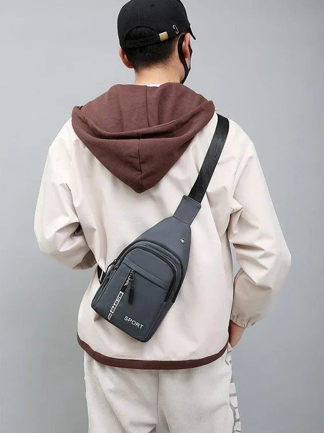 Men sport chest bag Multicolor lightweight durable