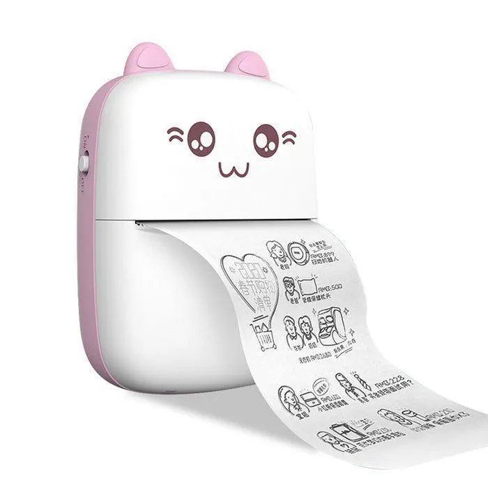 Cute pocket printer for student & creator 