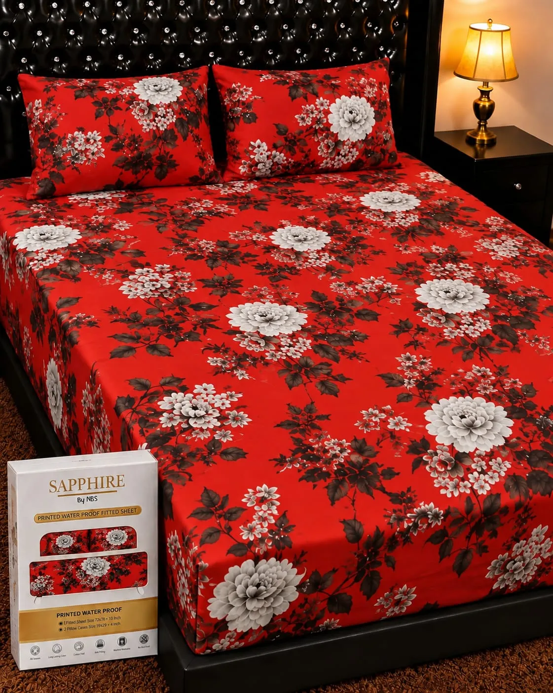 100% Waterproof Mattresscover with pillow covers😍