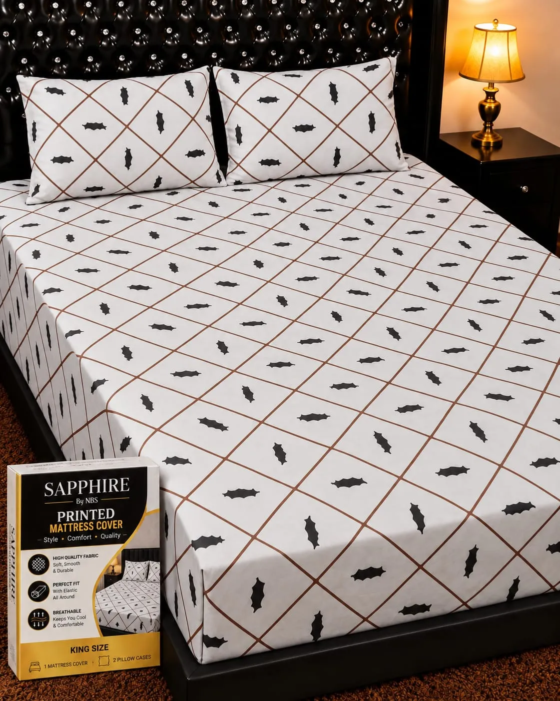 100% Waterproof Mattresscover with pillow covers 😍