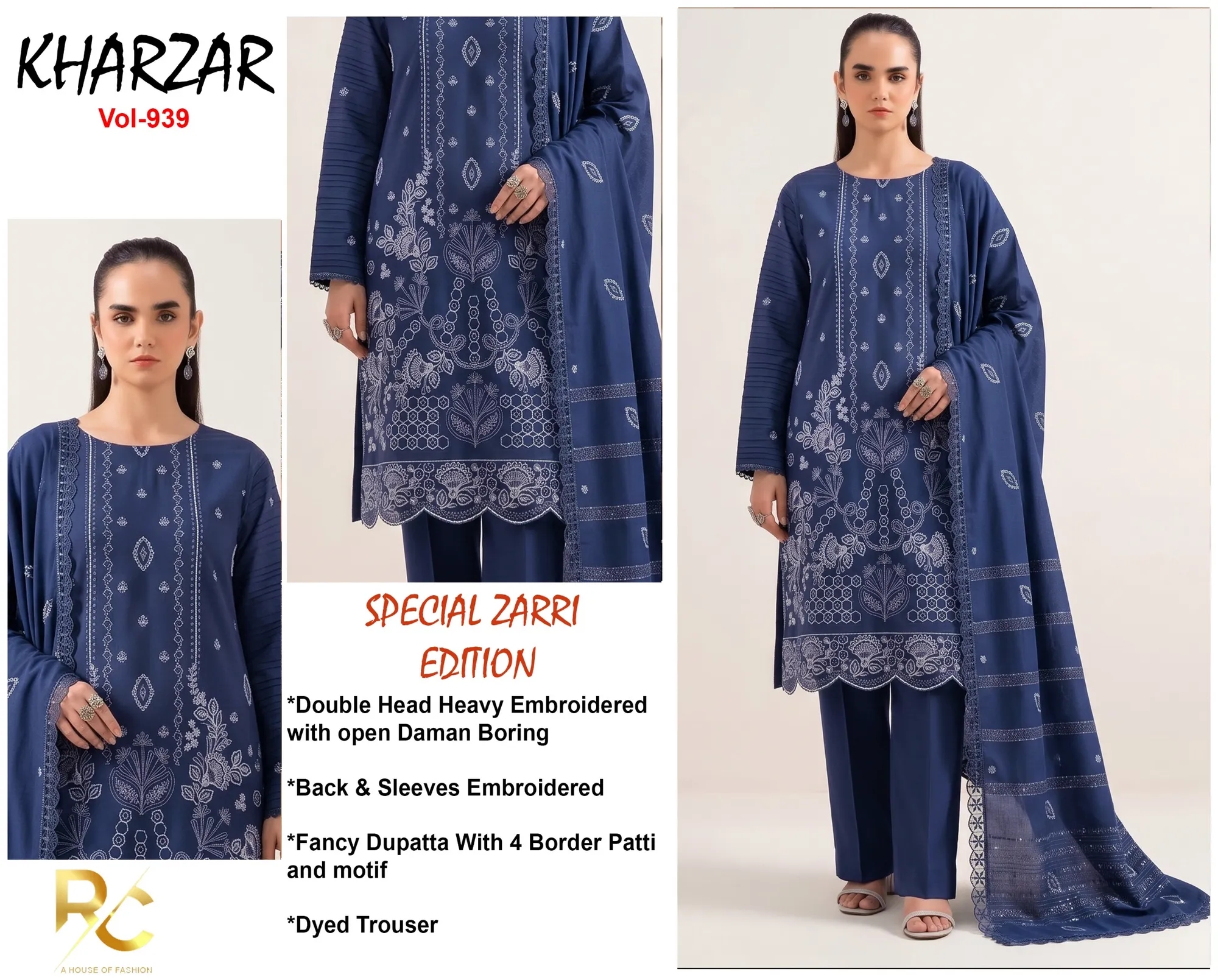 Kharzar Luxury Dhanak 3pc 😍
