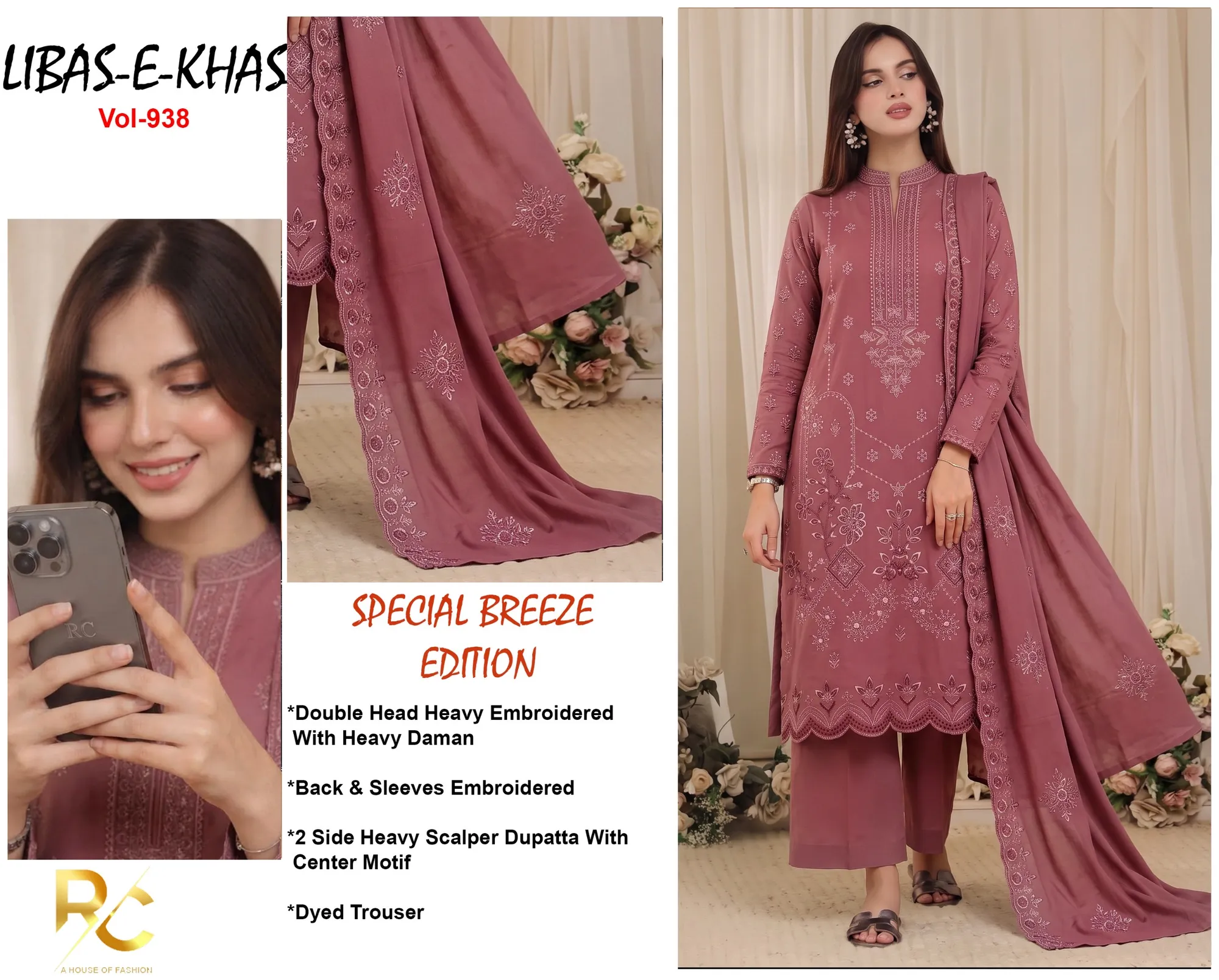 LIBAAS E Khaas Luxury Dhanak 3pc 😍