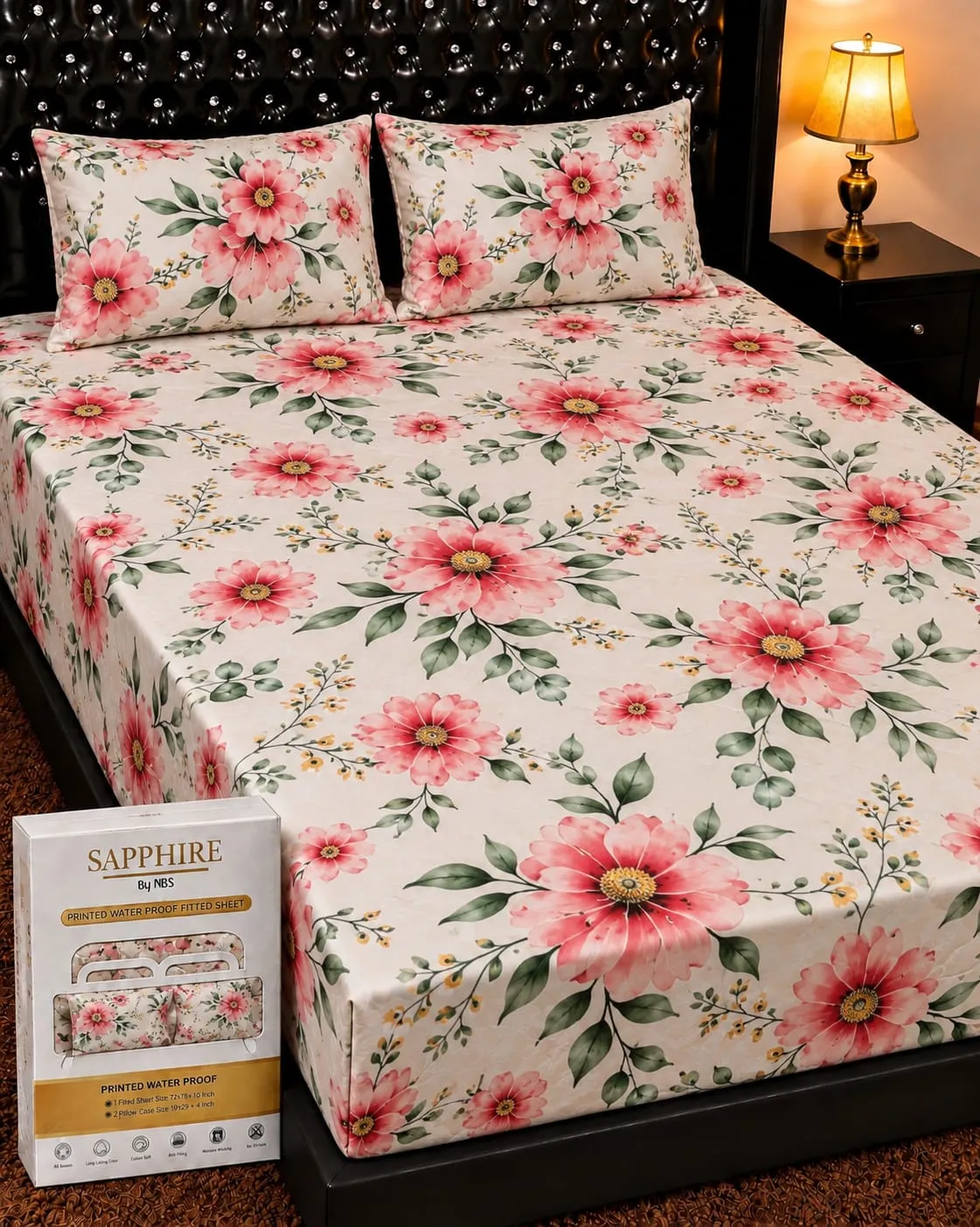 100% Waterproof Mattresscover with pillow covers 😍