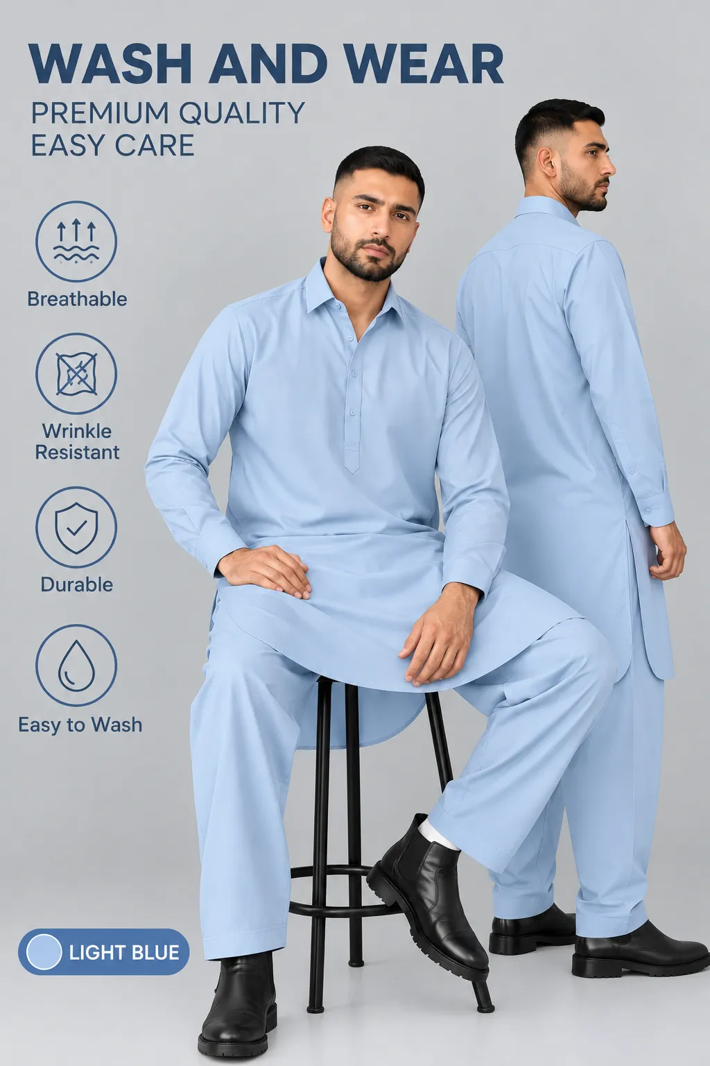Men’s Premium Wash& wear 😍