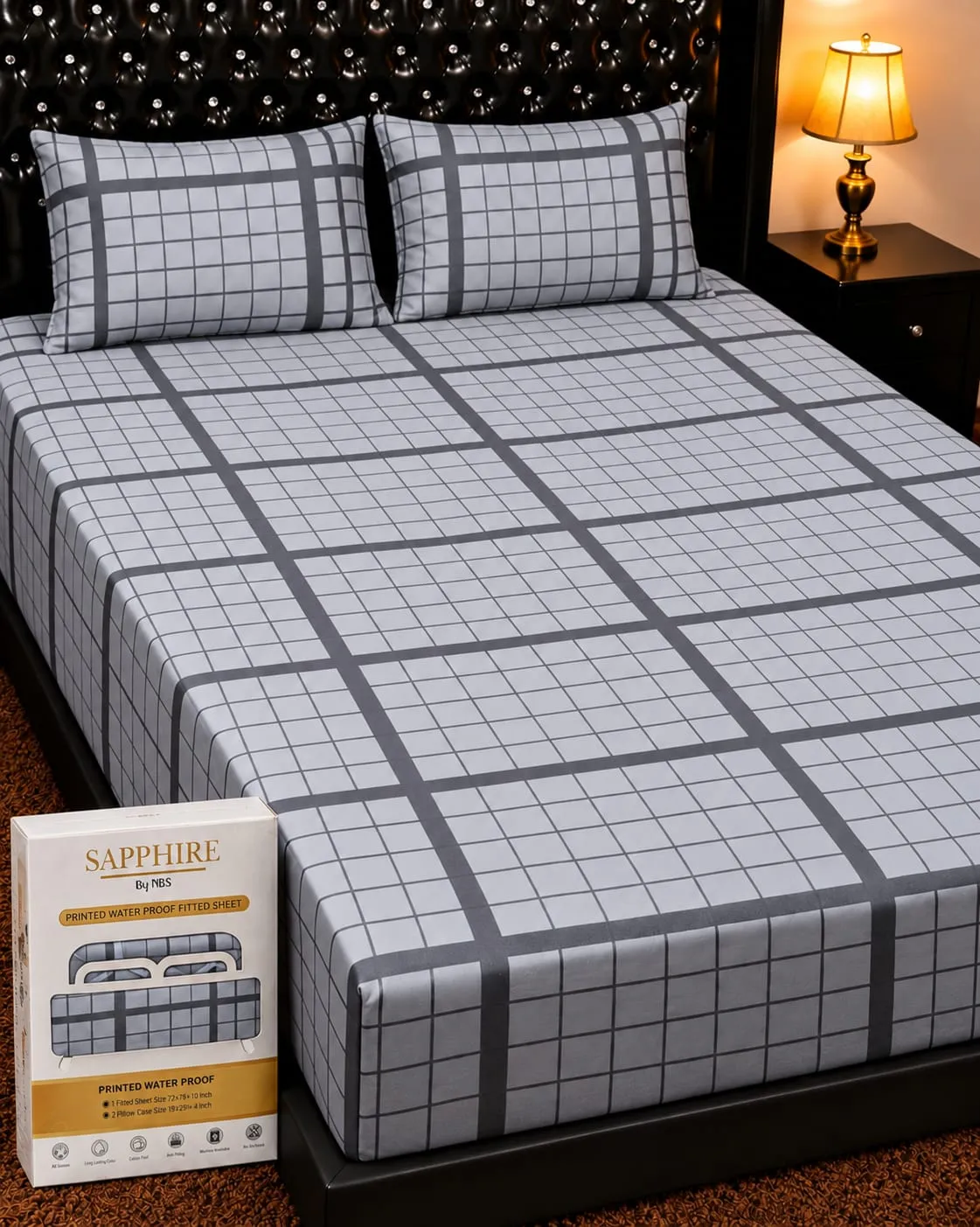 100% Waterproof Mattresscover with pillow covers 😍