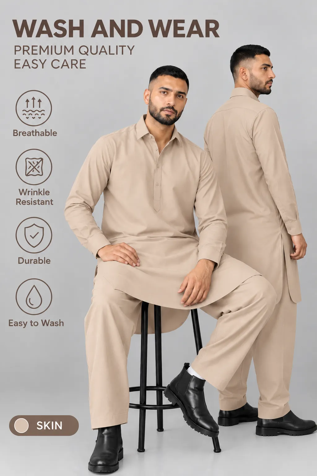 Men’s Premium Wash & wear😍