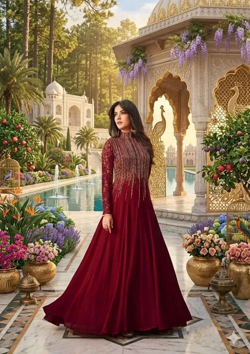 A long dress