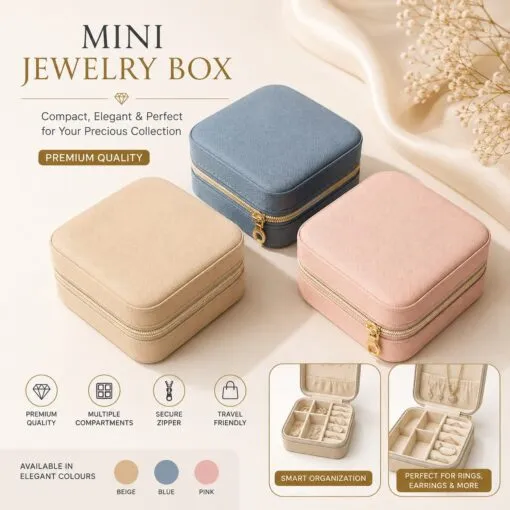 💎 Mini Jewelry Box – Premium Quality