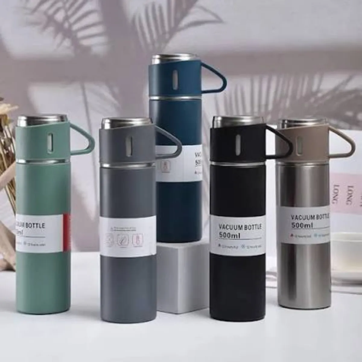 500ml Stainless Steel Vacuum Flask | Insulated Thermos Water Bottle