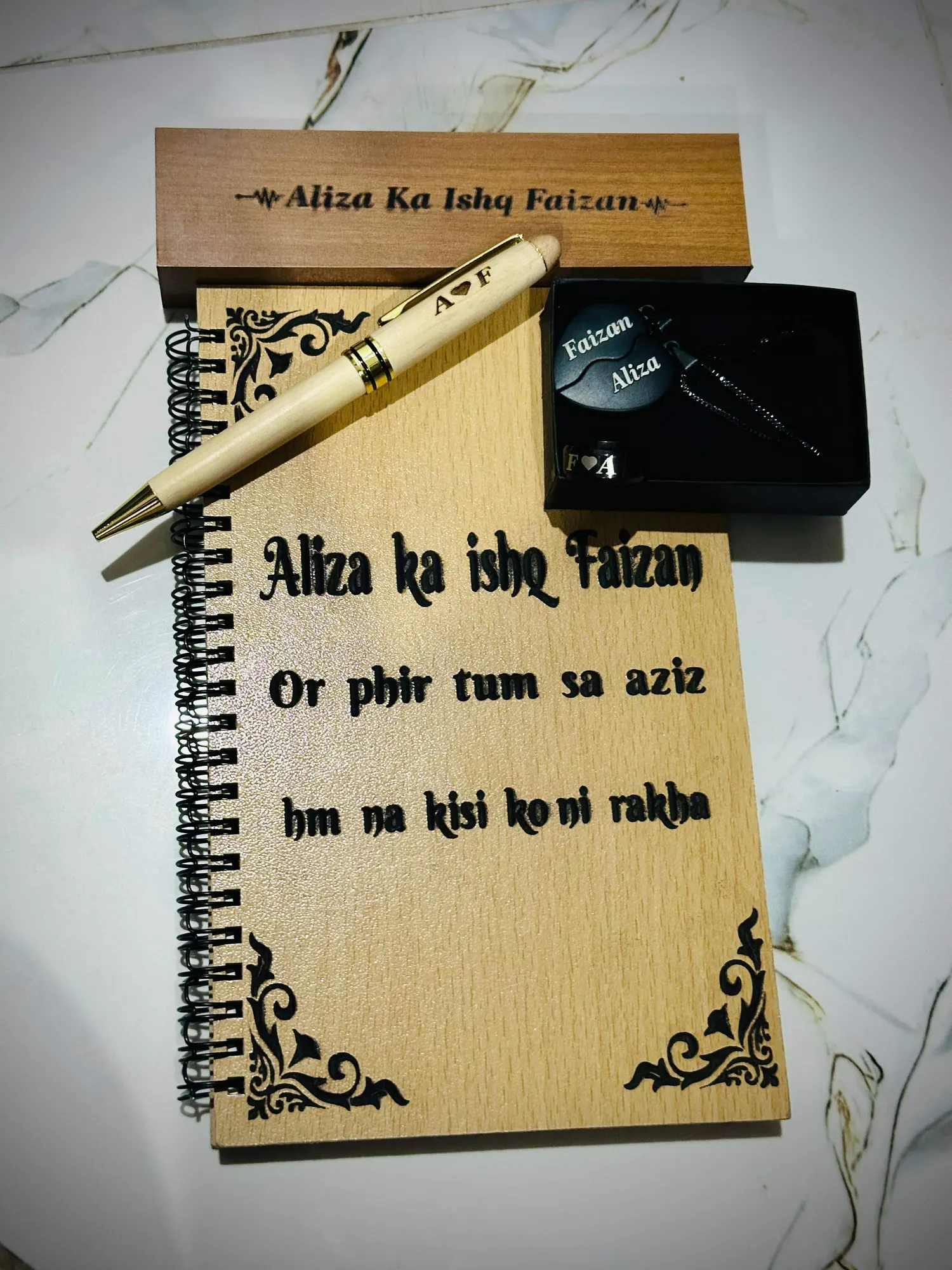 Customize Wooden Set Gift 