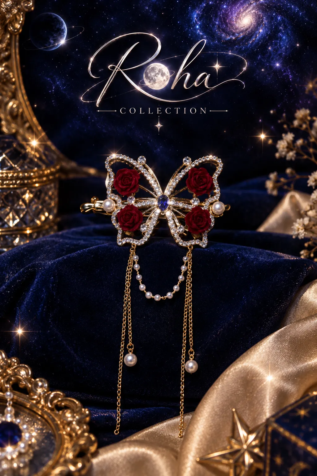 Butterfly hairpiece 
