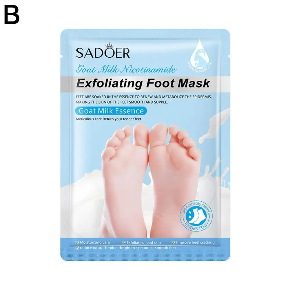SADOER Goat Milk Nicotinamide Exfoliating Foot Mask 