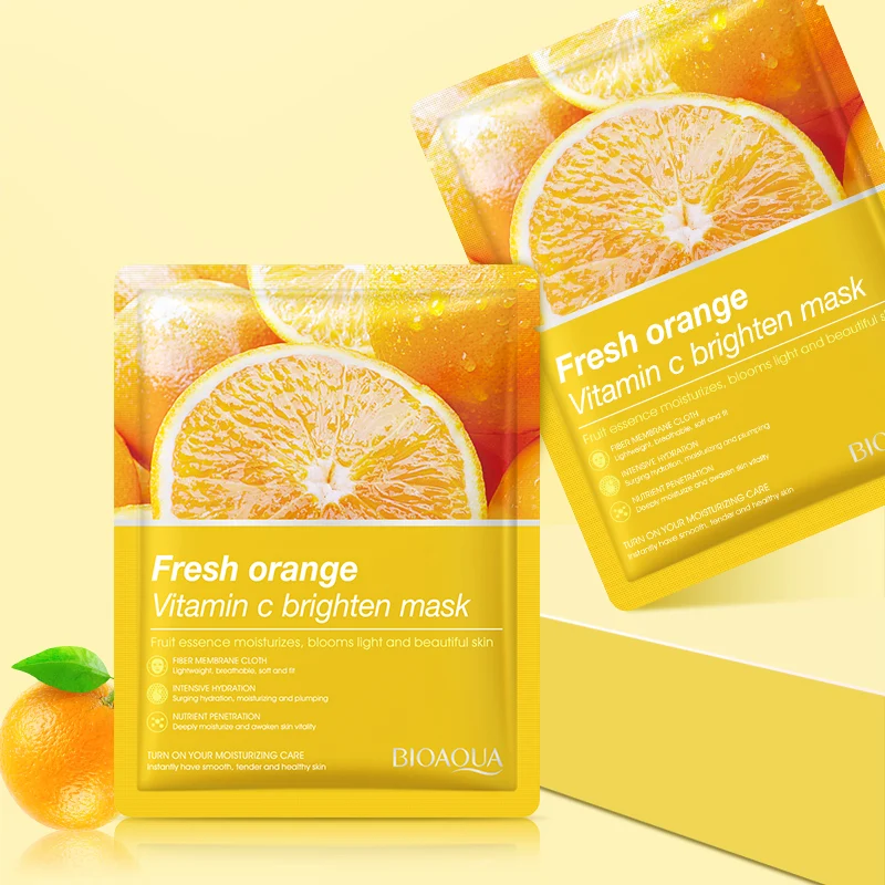 Freshen Orange Vitamin C Brighten Face Sheet Mask 25g