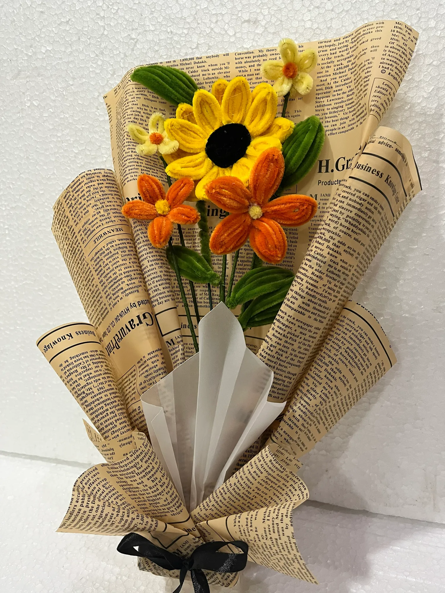 Sunflower & Orange Flower Bouquet