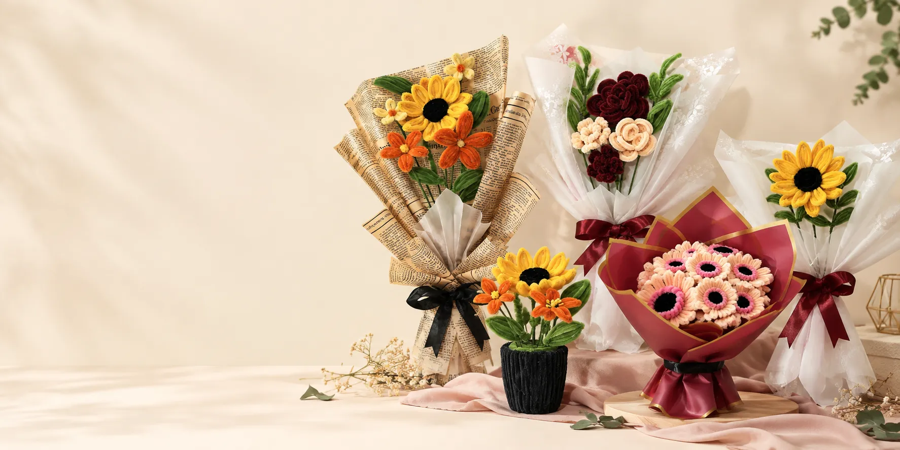 Flowers Made by Hand, Gifts Made with Love