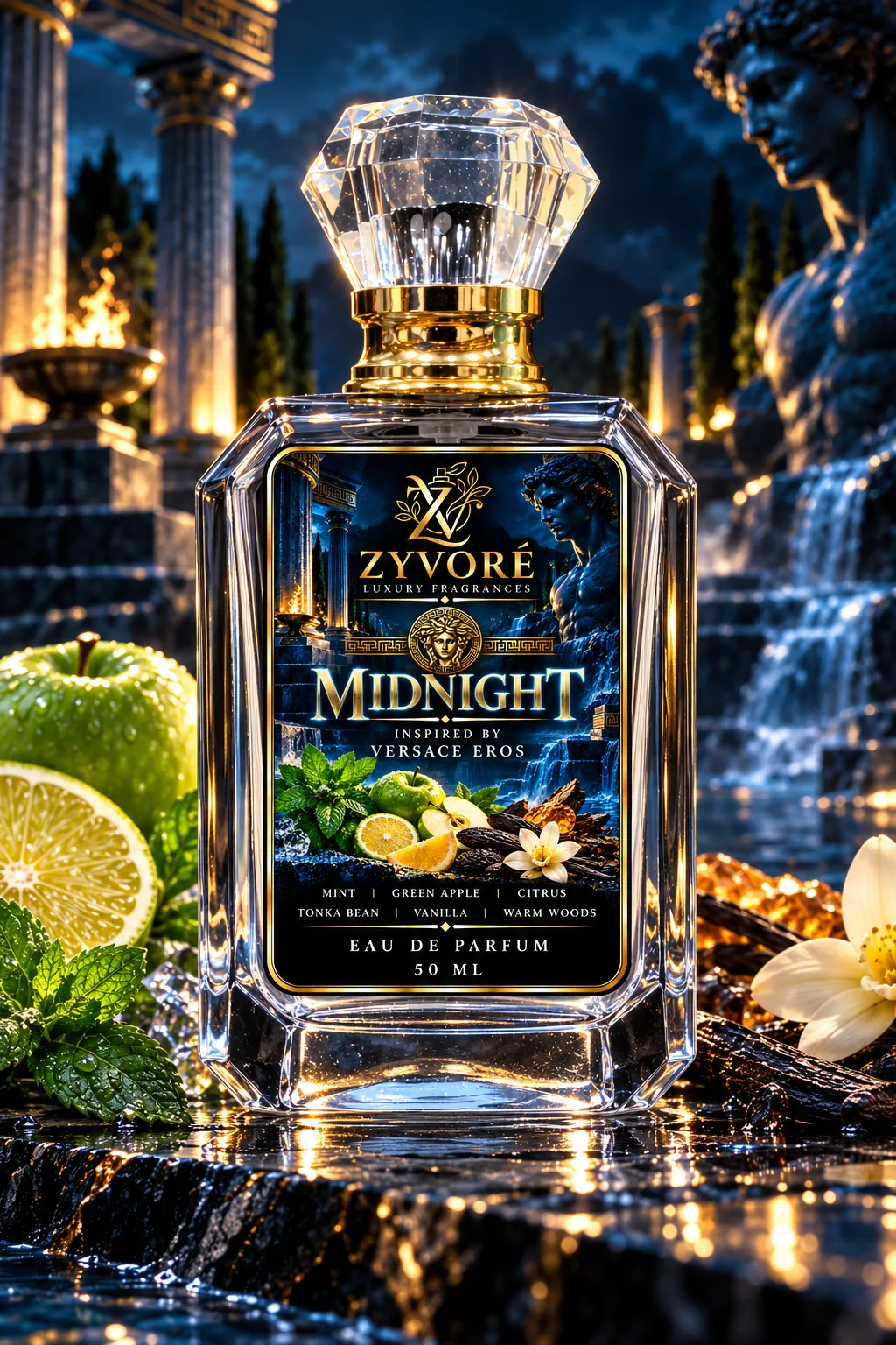 ZYVORÉ MIDNIGHT Inspired by Versace Eros