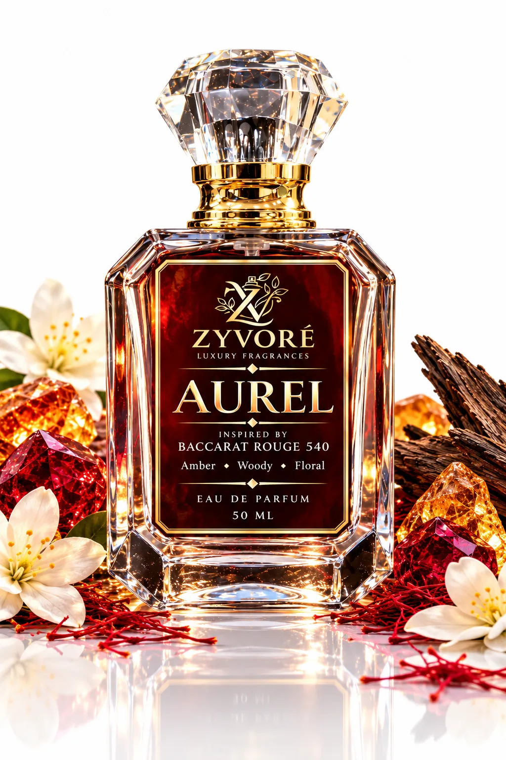 ZYVORÉ AUREL Inspired by: Baccarat Rouge 540
