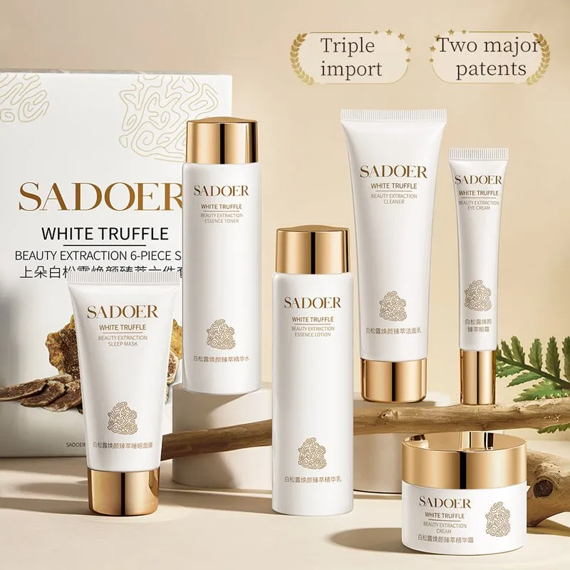 SADOER White Truffle Beauty Extra 6Pcs Complete Facial Skincare Set