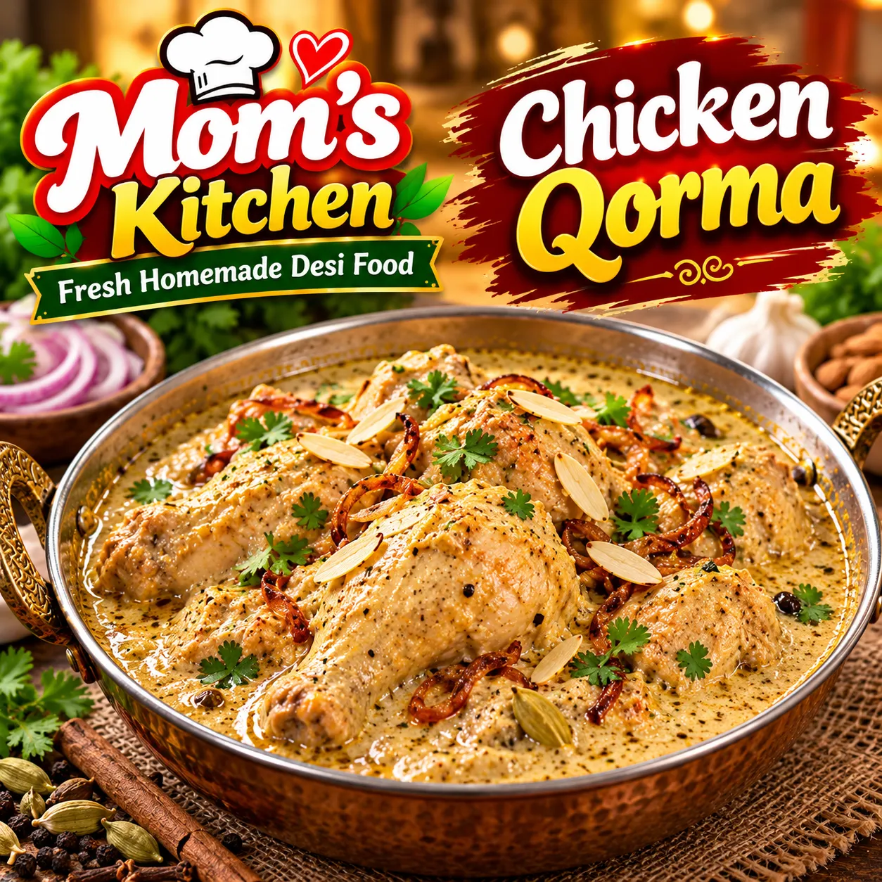 Chicken white karhi 