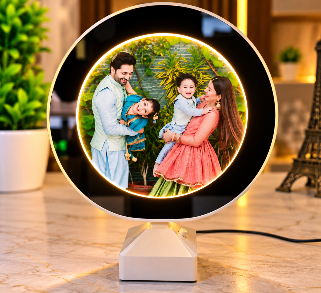 3-in-1 Magic Mirror LED Photo Frame – Customized