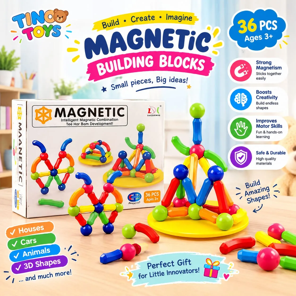Magnetic Building Blocks