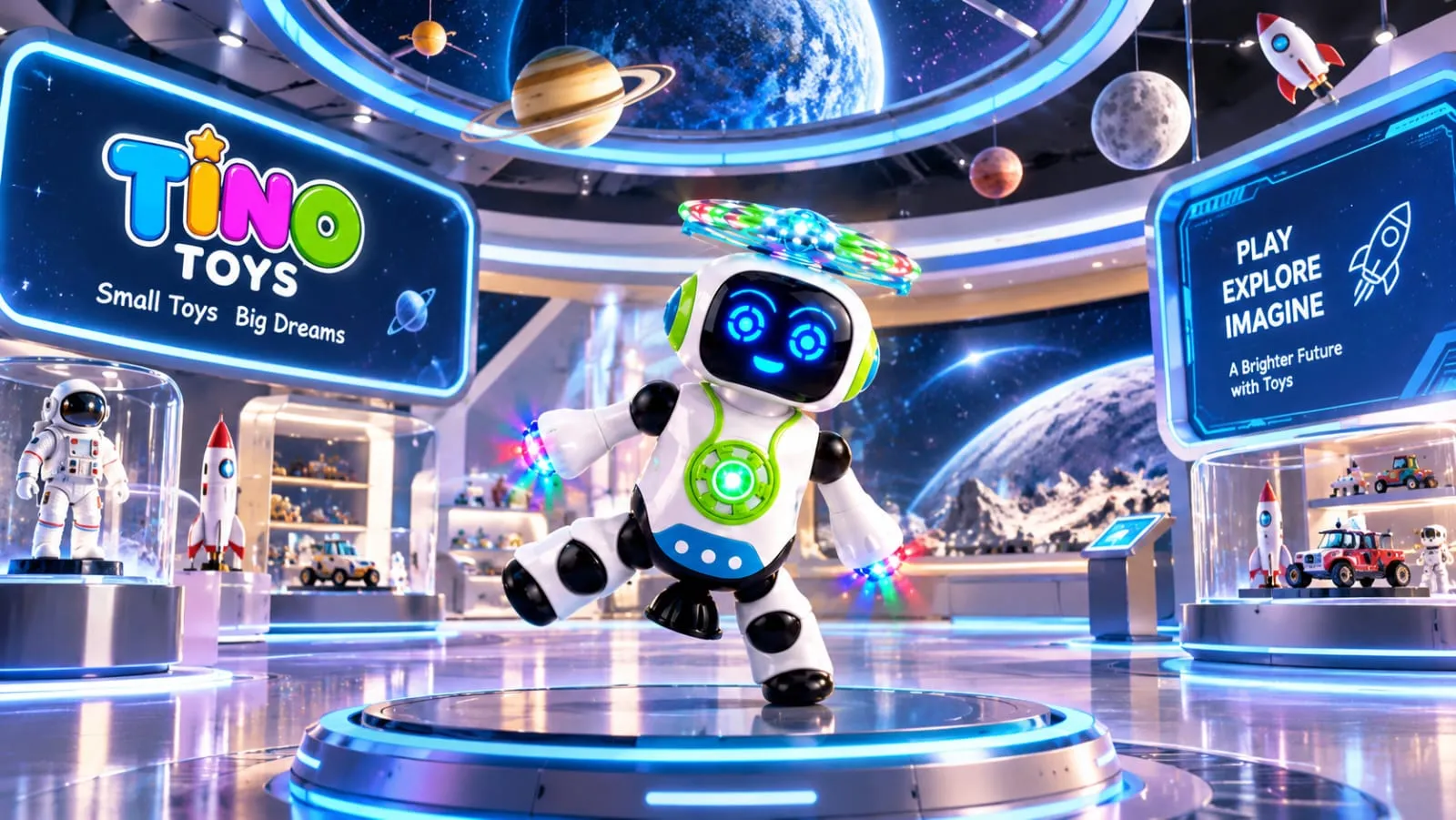 Dancing LED Robot Buddy 