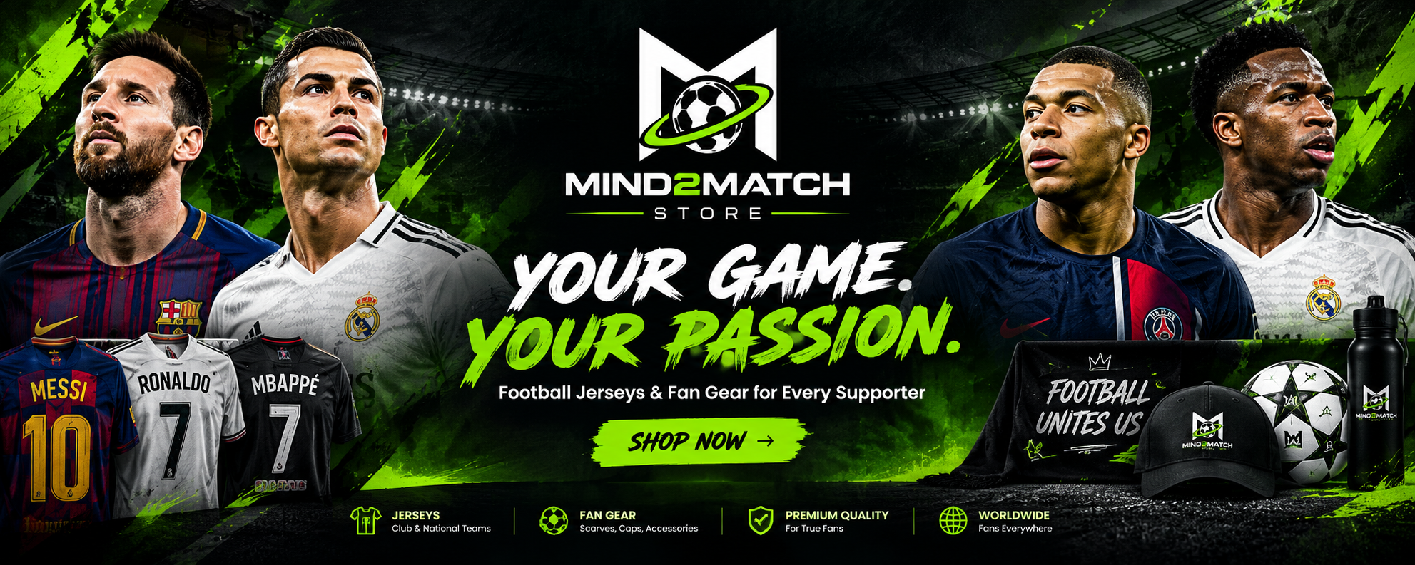 YOUR GAME. YOUR PASSION.