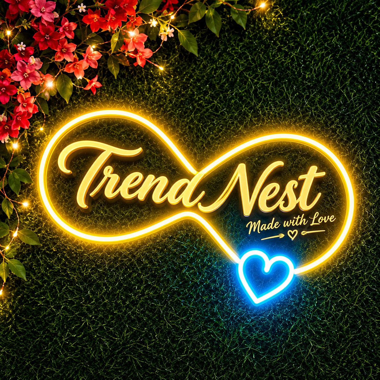 ♾️ Infinity Name Neon Light – Customized Couple Gift 💖