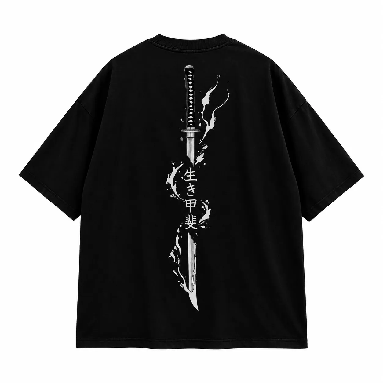 Katana Ink Oversized T-Shirt 