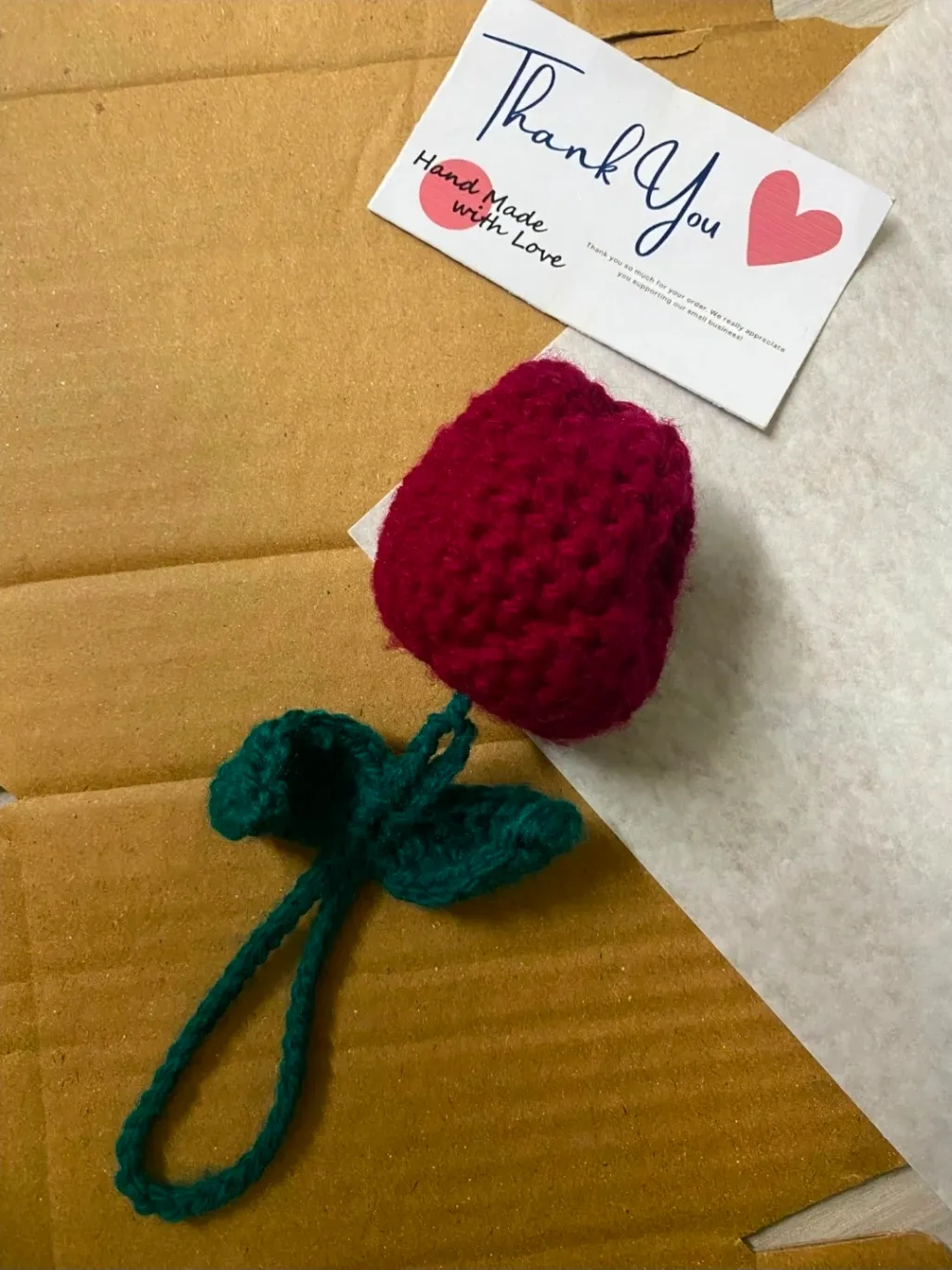 Handemade crochet customized flower