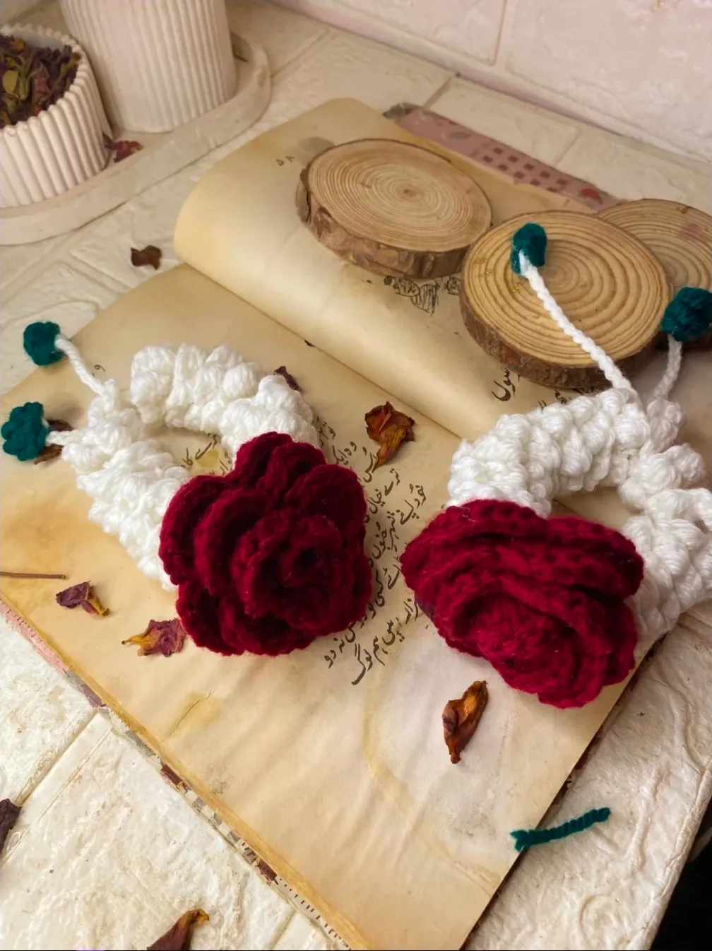 Crochet customized gajraa
