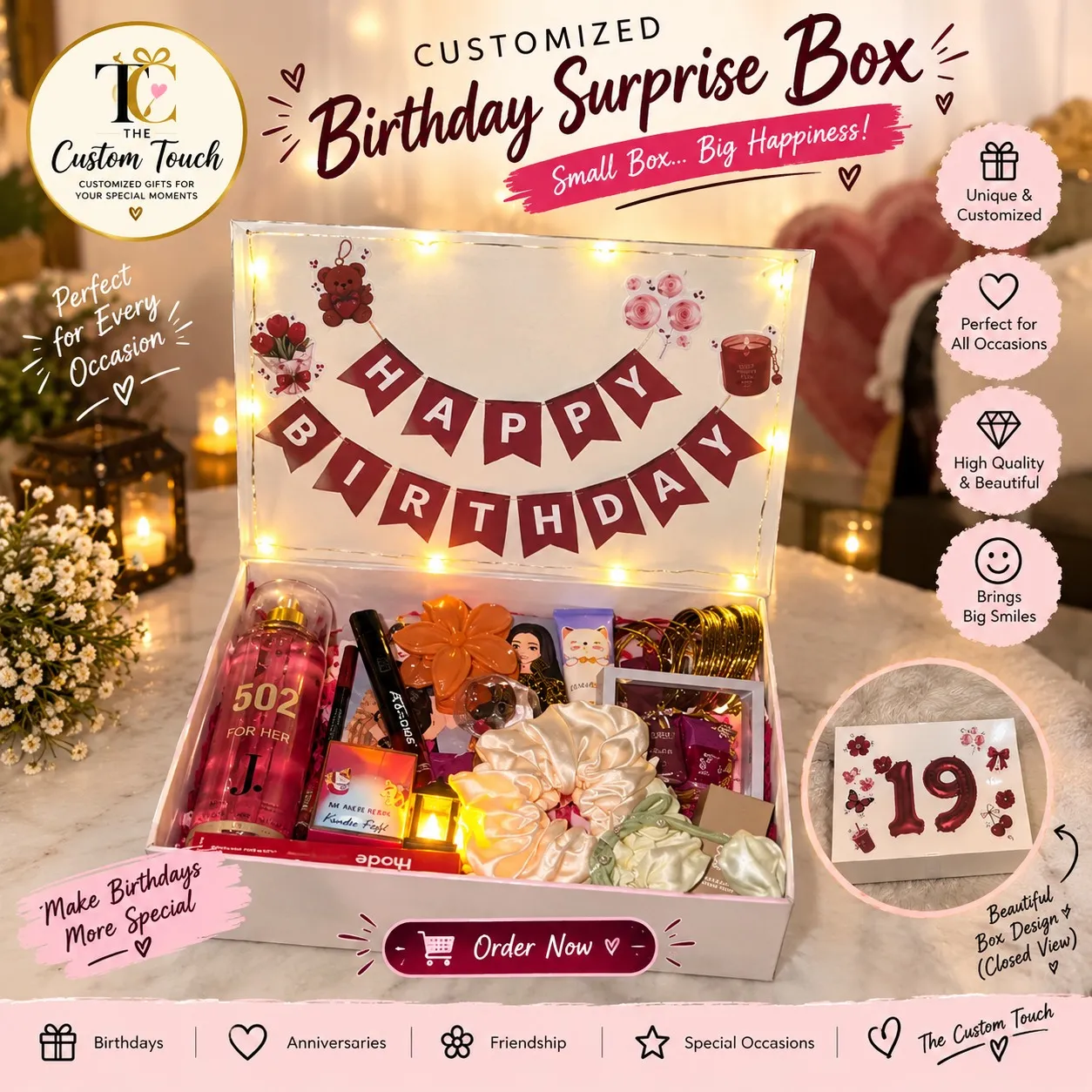  Customized Birthday Surprise Box 