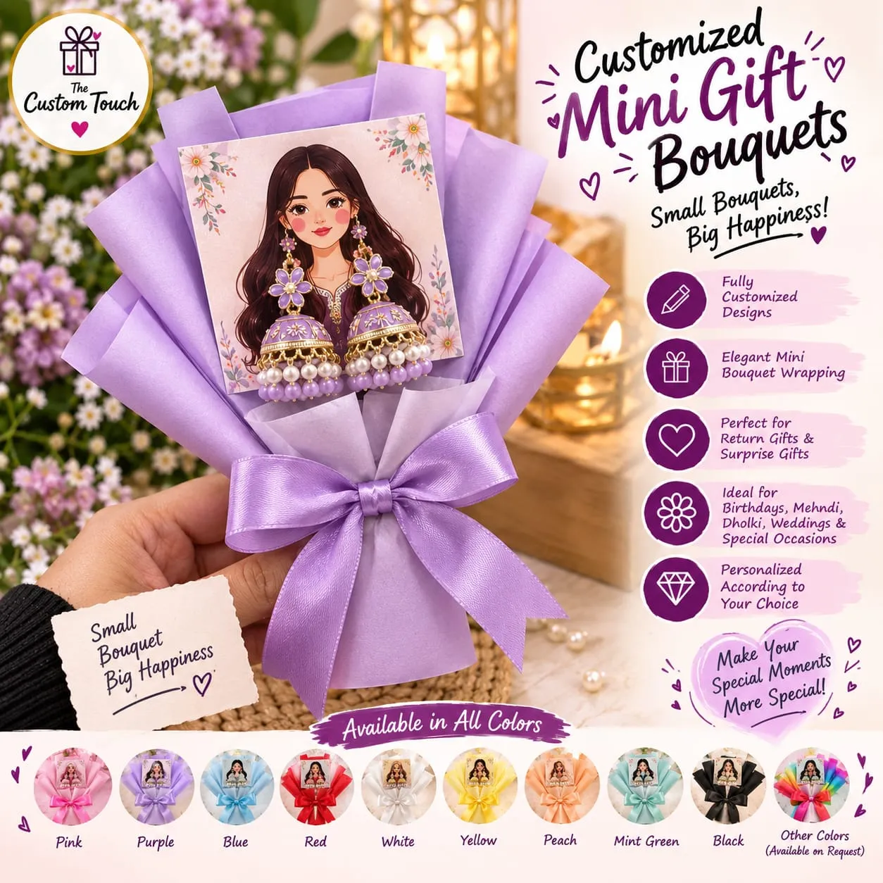 💐 Customized Mini Gift Bouquets 🎀