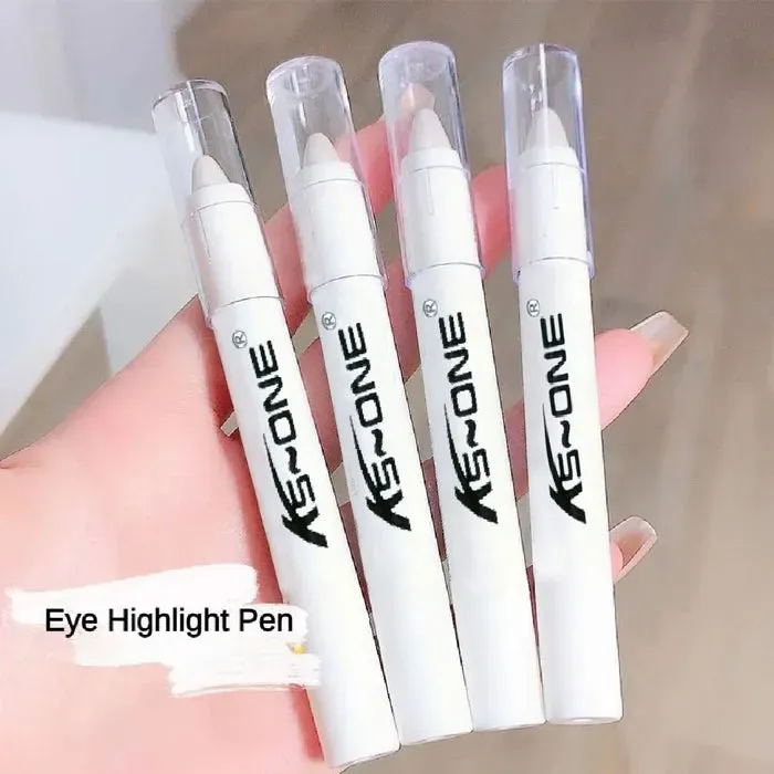 ORGINAL KOREAN IMPORTED Silver Pearlescent Waterproof Highlighter Pen
