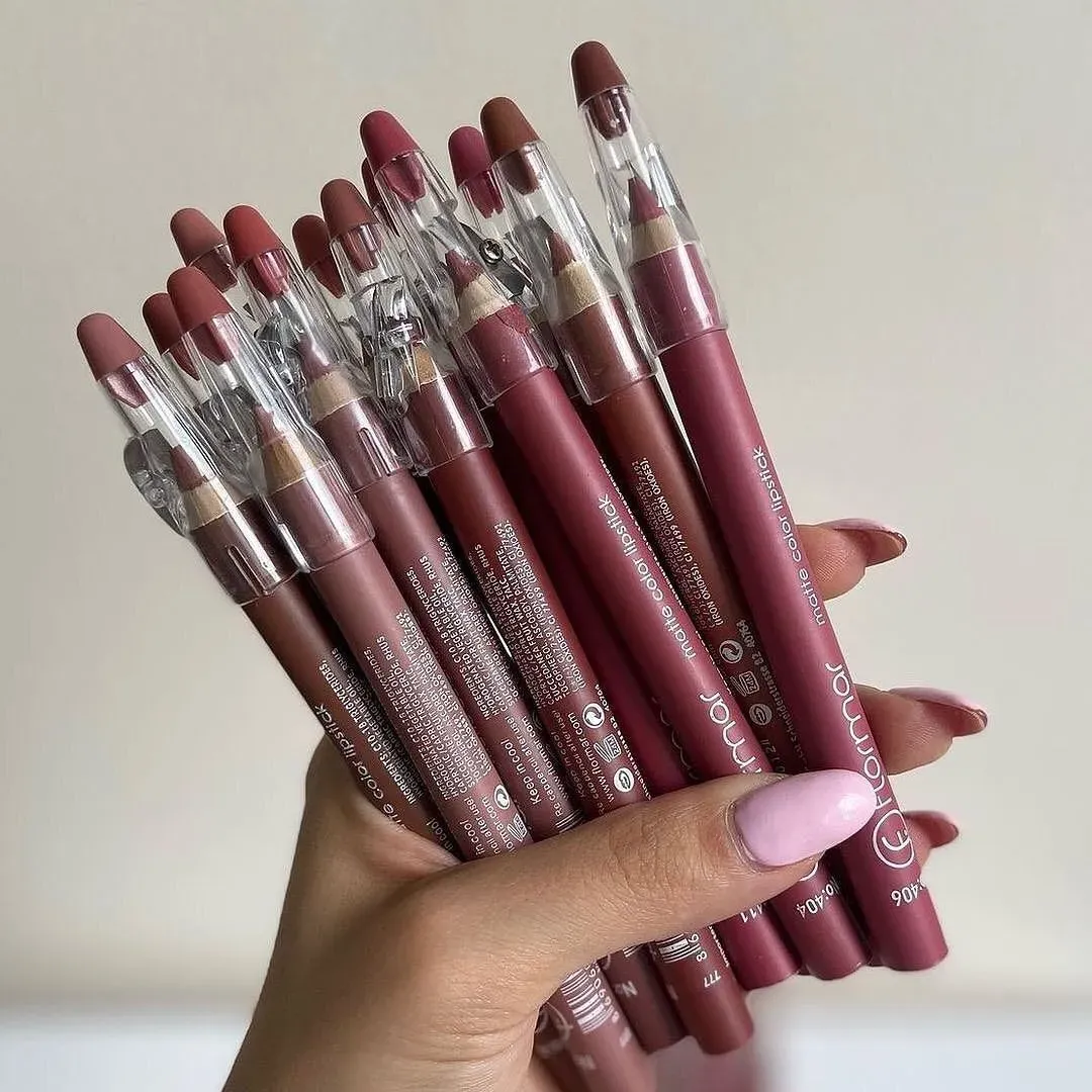 Matte Color Lipstick Pencil 12 Pc