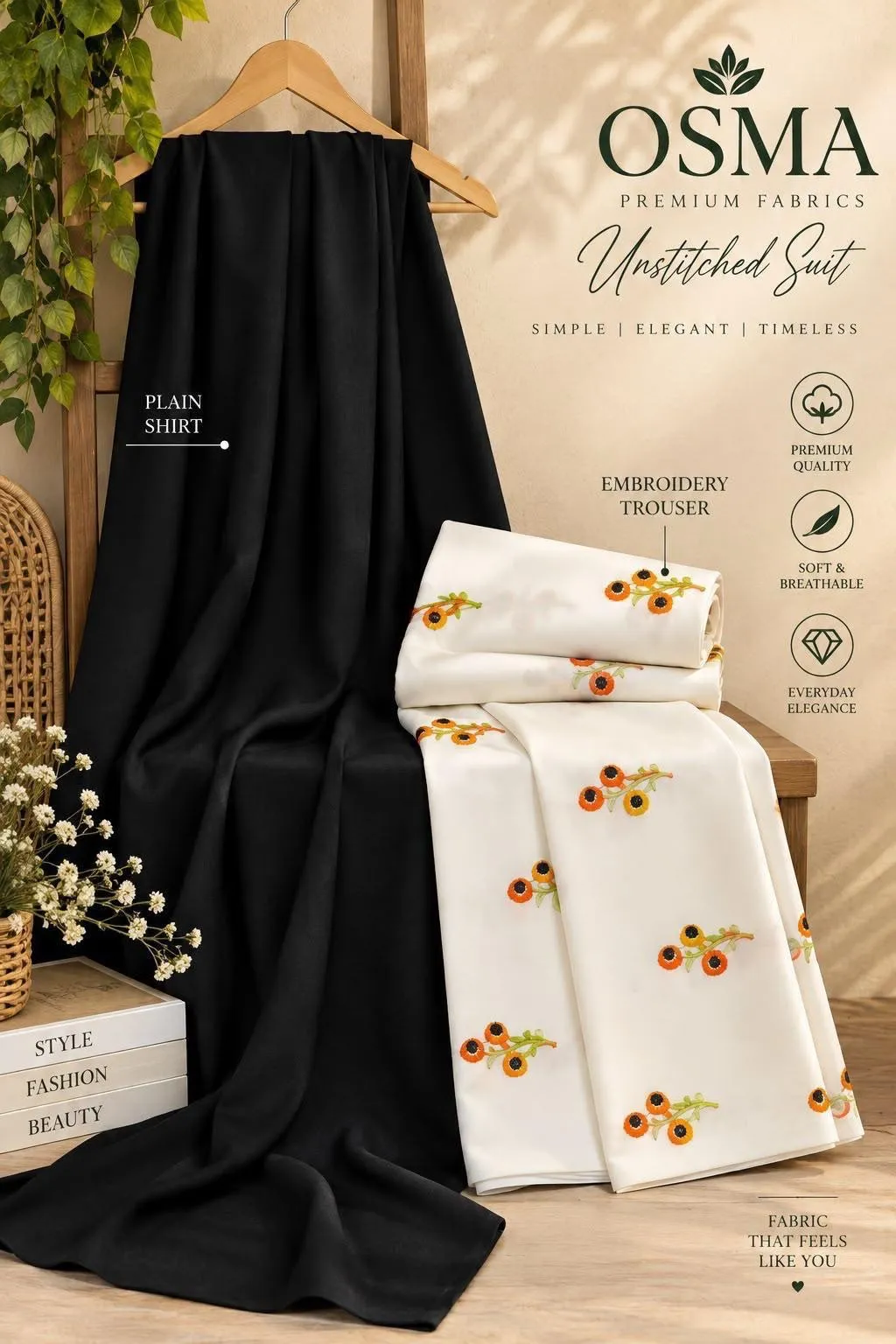 OSMA Original Brand – Dhanak 2-Piece Suit